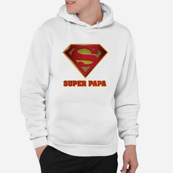 Super Papa, Fathers Day, Papa, best christmas gifts for dad Hoodie - Seseable