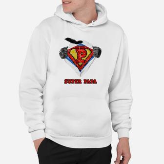 Superheld Papa Hoodie mit Heldendesign, Perfektes Vatertagsgeschenk - Seseable