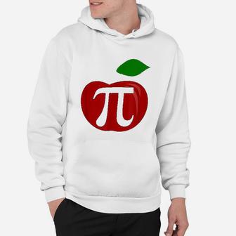 Thanksgiving Apple Pie Lover Funny Pi Day Math Teacher Hoodie - Seseable