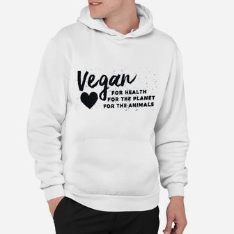 The Bold Banana Vegan For Health Planet And Animals Hoodie - Seseable