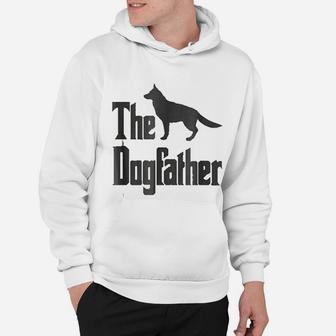 The Dogfather German Shepherd, dad birthday gifts Hoodie - Seseable