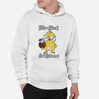 This Chick Is Retired Retirement Pension Chicken Gift Hoodie - Seseable