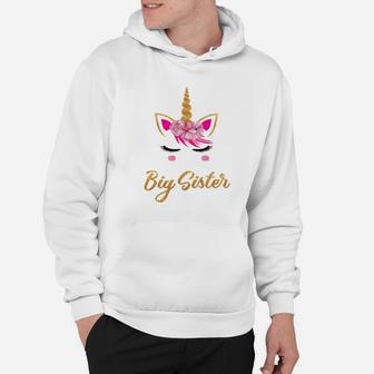 Unicorn Big Sister Im Going To Be A Big Sister Gift Hoodie - Seseable