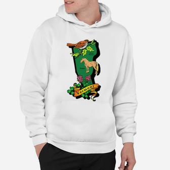 Vermont T-shirt Hoodie - Seseable