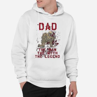 Veteran Dad The Man The Myth The Legend Hoodie - Seseable