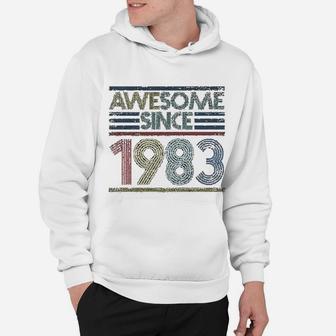 Vintage 38th Birthday Gifts Awesome Since 1983 Hoodie - Seseable