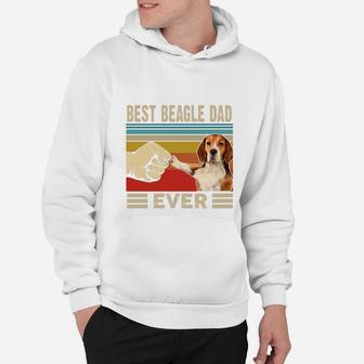 Vintage Best Beagle Dad Ever Hoodie - Seseable