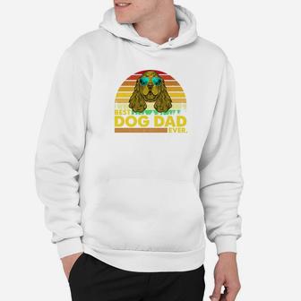 Vintage Best Cocker Spaniel Dad Ever Dog Daddy Father Tshir Hoodie - Seseable