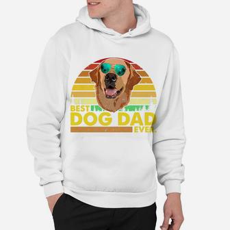 Vintage Best Labrador Dad Ever Dog Daddy Father Hoodie - Seseable