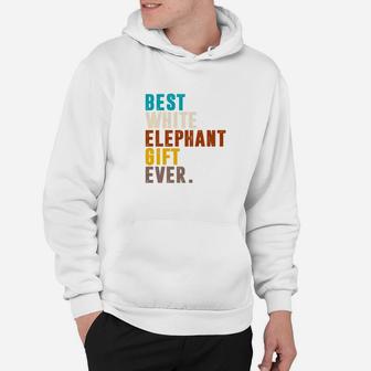 Vintage Best White Elephant Gift Ever Funny Christmas Hoodie - Seseable