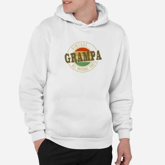 Vintage Grampa Original Parts Farthers Day Grandpa Men Gift Premium Hoodie | Seseable CA