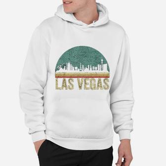 Vintage Retro Las Vegas Souvenir Skyline Las Vegas Hoodie - Seseable