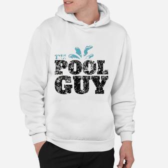 Vintage The Pool Guy Funny Swimming Hoodie - Seseable