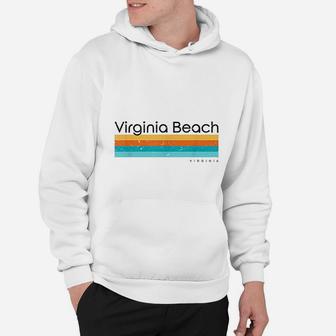 Vintage Virginia Beach Virginia Va Retro Design Hoodie - Seseable