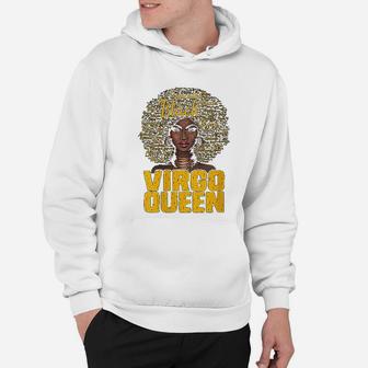 Virgo Queen Black Woman Afro Natural Hair African American Hoodie | Seseable CA
