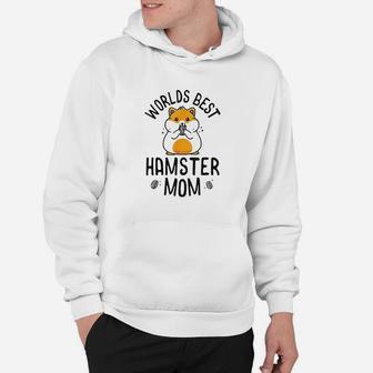 World Best Hamster Mom For Girls Women Kids Kawaii Hoodie | Seseable UK