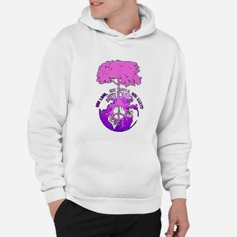 World Peace Sign Tree Earth Day Hippie Environment Hoodie - Seseable
