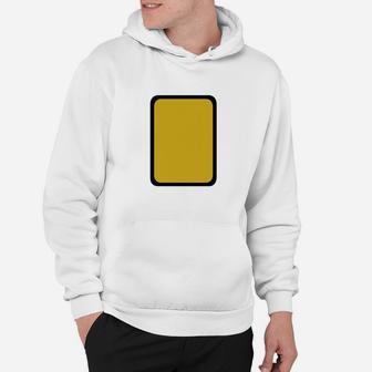 Yellow Card Referee Hoodie - Seseable