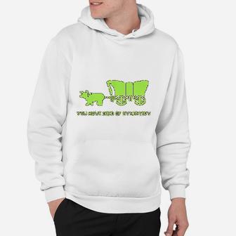 You Have Died Of Dysentery Funny Gamer Video Games Nerdy Cool 80s Hoodie - Seseable