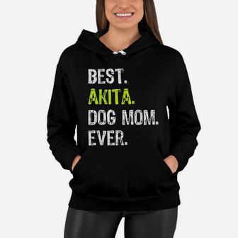 Akita Dog Mom Mothers Day Dog Lovers Women Hoodie | Seseable UK
