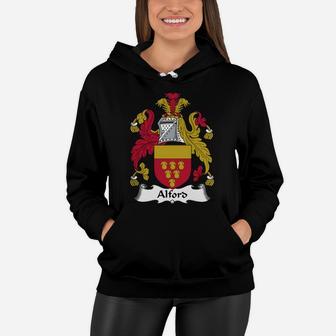 Alford Family Crest / Coat Of Arms British Family Crests Women Hoodie - Seseable