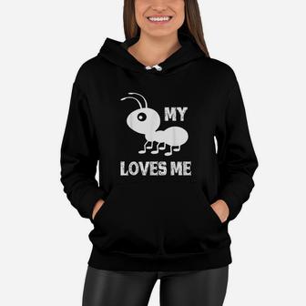 Ant Lovers My Aunt Loves Me Family Gifts Women Hoodie - Seseable