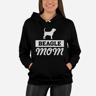 Beagle Mom Dog Lover Graphic Women Hoodie - Seseable