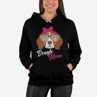 Beagle Mom Dog Puppy Mother Mommy Pet Fur Women Hoodie - Seseable