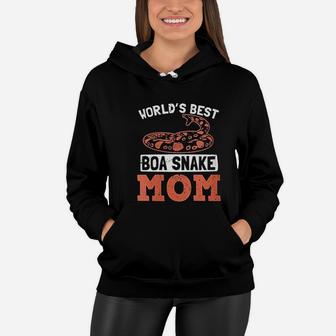 Boa Snake Design Best Mom Ever Gift Women Hoodie - Seseable