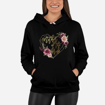 Bridal Team Matching Floral Gift For Mother Of The Bride Women Hoodie - Seseable