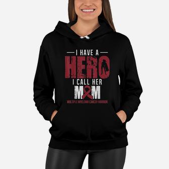 Call Her Mom Multiple Myeloma Canker Awareness Support Women Hoodie - Seseable