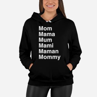 Call Me Mama Momma Mom Maman Mum Women Hoodie - Seseable