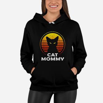 Cat Mommy Funny Cat Lover Women Hoodie - Seseable