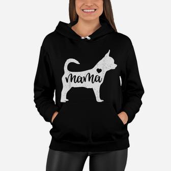 Chihuahua Mama Mom Dog Cute Mothers Day Gift Women Hoodie - Seseable