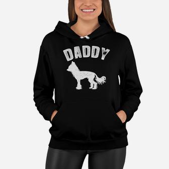 Chinese Crested Daddy Matching Family Vintag Women Hoodie - Seseable