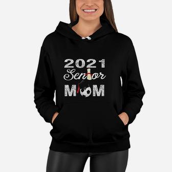 Class Of 2021 Senior Soccer Mom Graduation Grad Gift Women Hoodie - Seseable