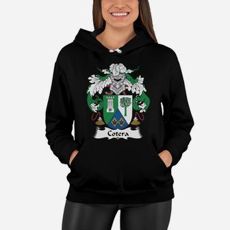 Cotera Family Crest Spanish Family Crests Women Hoodie - Seseable