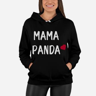 Cute Mama Panda Mom Panda Lover Mothers Day Gifts Women Hoodie - Seseable