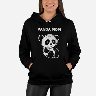 Cute Panda Mom Panda Lover Mama Bear Women Hoodie - Seseable
