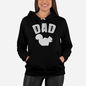 Dad Squirrel Matching Squirrel Family Women Hoodie - Seseable