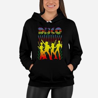 Disco T-shirt - Vintage Style Dancing Retro Disco Shirt Women Hoodie - Seseable