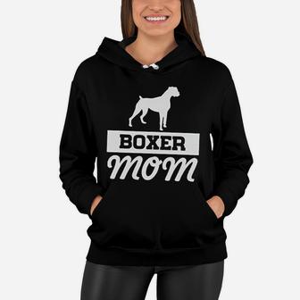 Dog Mom Off Shoulder Tops Dog Lover Quote Mom Of Dogs Women Hoodie - Seseable