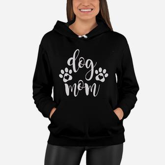 Dog Mom Puppy Paw Women Hoodie - Seseable