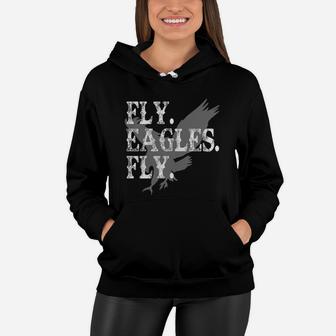 Flying Eagles Shirt Says Fly Eagles Fly-great Gift Vintage T-shirt Women Hoodie - Seseable