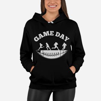 Football Game Day Football Players Sport Women Hoodie - Seseable