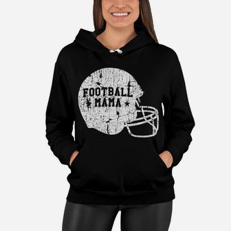 Football Mama Helmet Mom Gif Women Hoodie - Seseable