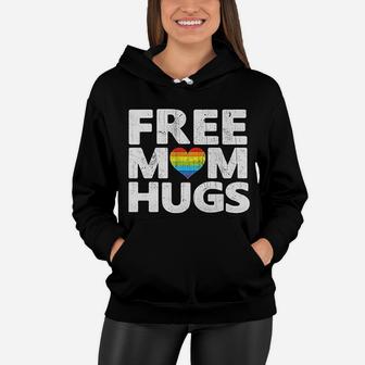 Free Mom Hugs Free Mom Hugs Rainbow Gay Pride Women Hoodie - Seseable