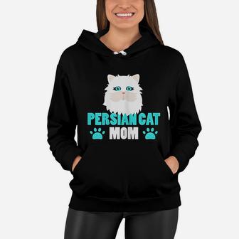 Fun Persian Cat Mom Women Hoodie - Seseable
