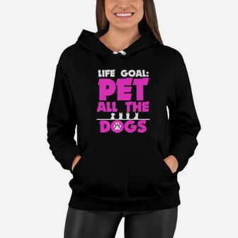 Funny Dog Mom Dad Pet All The Pug Dachshund Gift Women Hoodie - Seseable