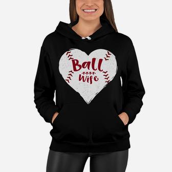 Funny Softball Wife Baseball Mothers Day Ideas Women Hoodie - Seseable